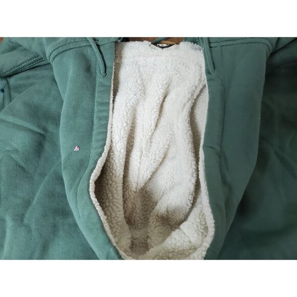 Berne Ladies X-Large Green Sherpa-Lined Zip-Up Hoodie - Picture 11 of 11